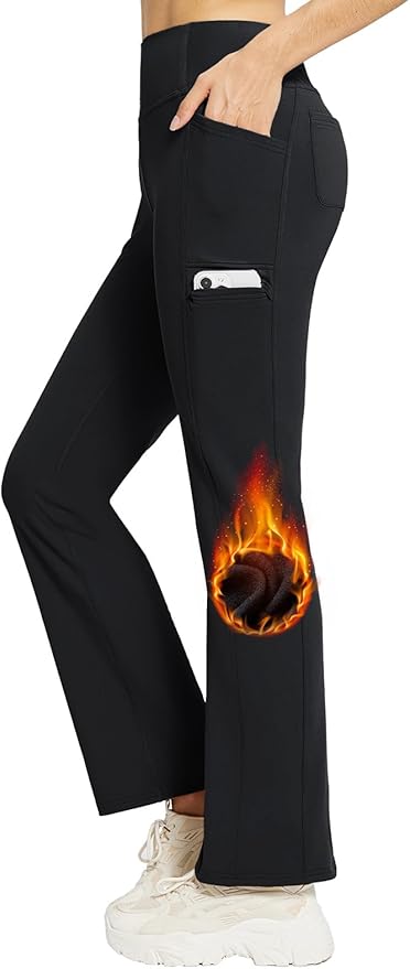 Lagobody WarmFlex Fleece-Lined Winter Yoga Pants