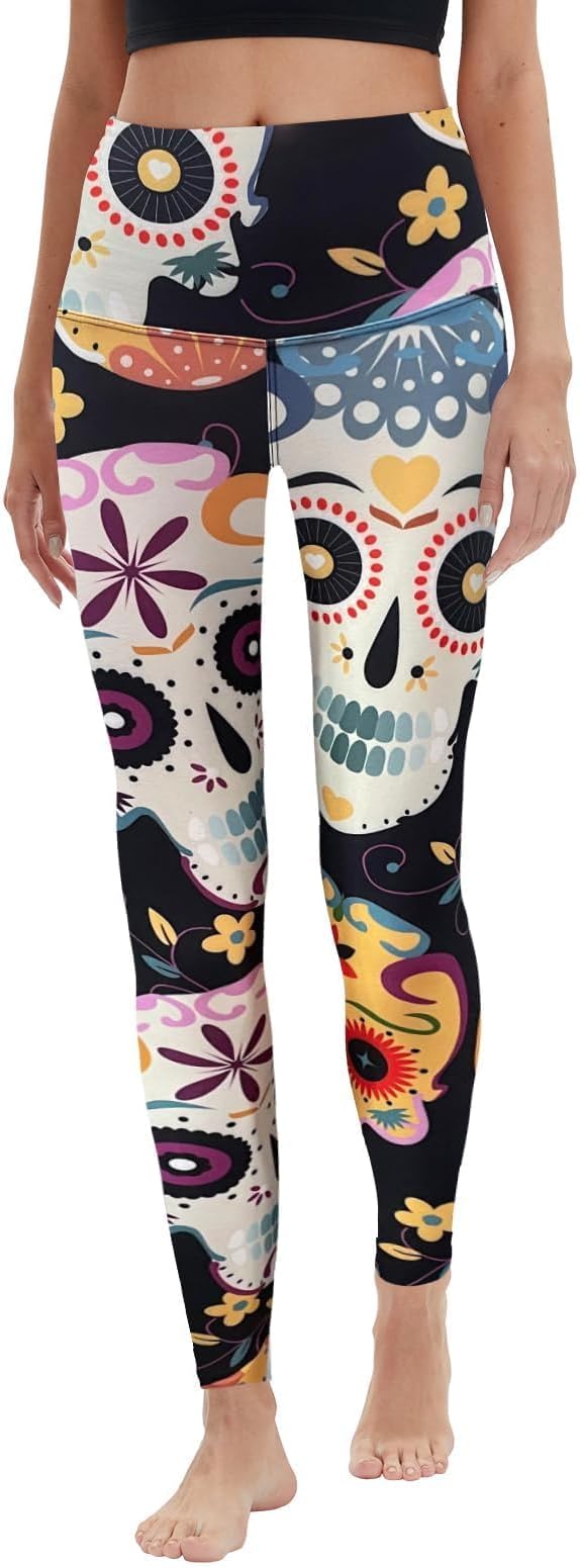 Lagobody LuxeFit High-Waisted Printed Leggings – Tummy Control & Opaque Design