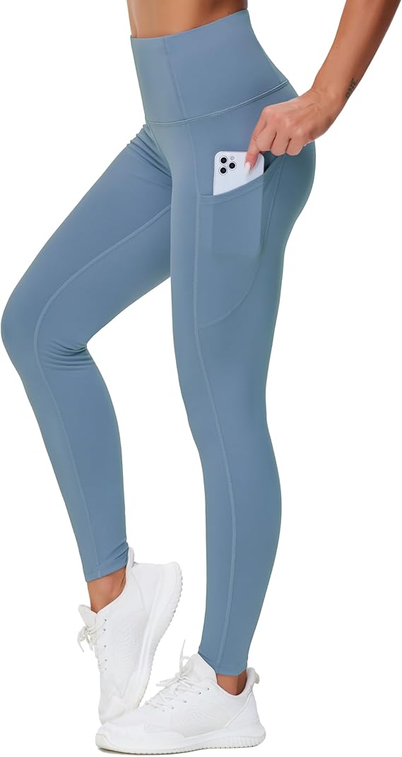 Lagobody UltraStretch High-Waist Tummy Control Leggings with Pockets