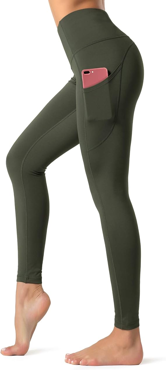 Lagobody UltraStretch High-Waist Tummy Control Leggings with Pockets