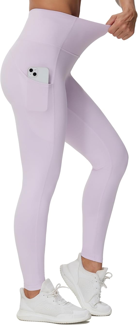 Lagobody UltraStretch High-Waist Tummy Control Leggings with Pockets