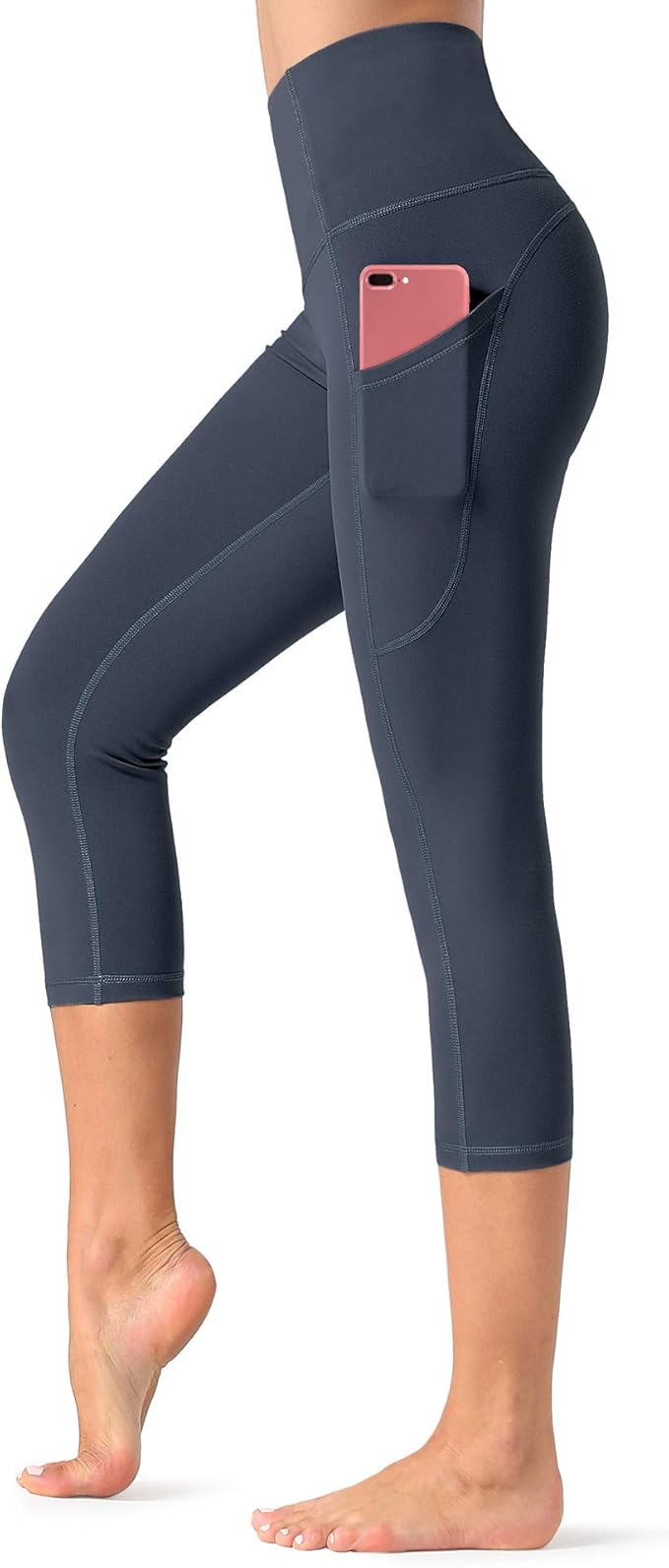 Lagobody UltraStretch High-Waist Tummy Control Leggings with Pockets