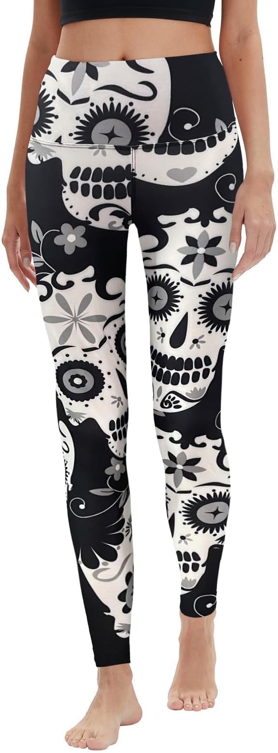 Lagobody LuxeFit High-Waisted Printed Leggings – Tummy Control & Opaque Design