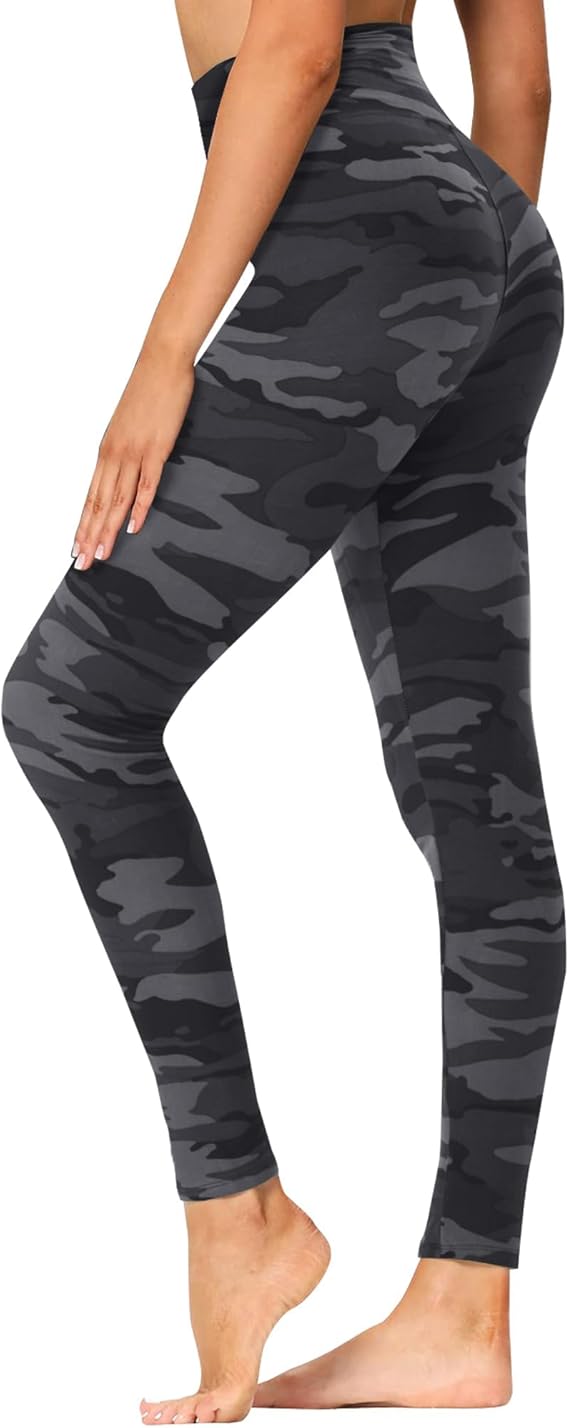 Lagobody LuxeFit High-Waisted Printed Leggings – Tummy Control & Opaque Design