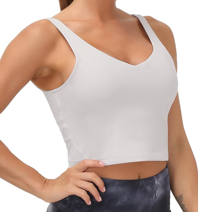 Butterluxe Built-in Shelf Bra, Padded - Racerback Athletic Spandex