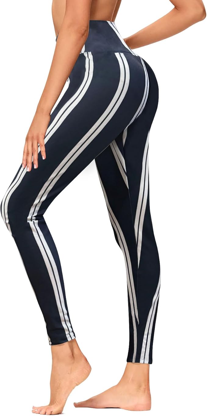 Lagobody LuxeFit High-Waisted Printed Leggings – Tummy Control & Opaque Design