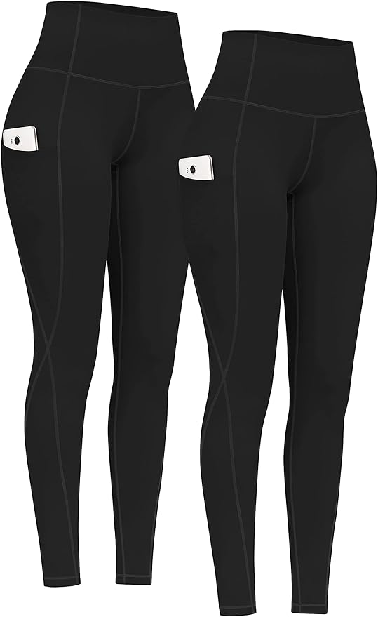 Lagobody UltraFlex High-Waist Yoga Leggings – 2 Pack