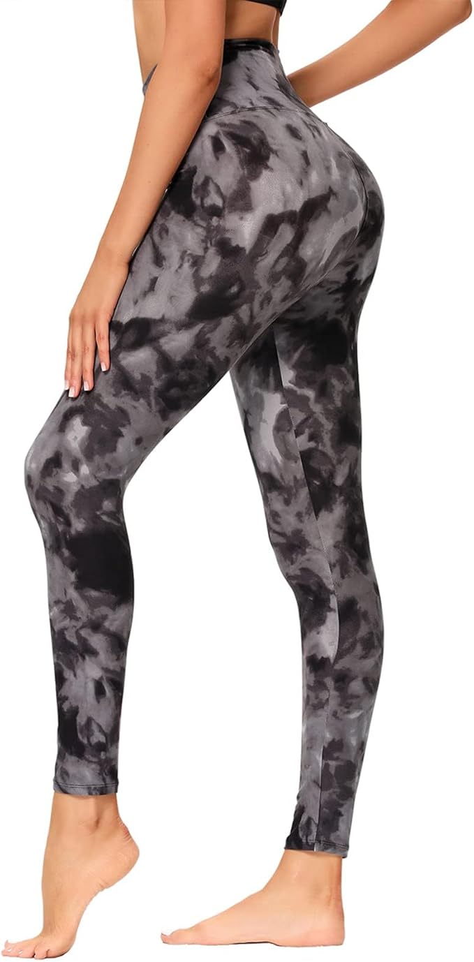 Lagobody LuxeFit High-Waisted Printed Leggings – Tummy Control & Opaque Design