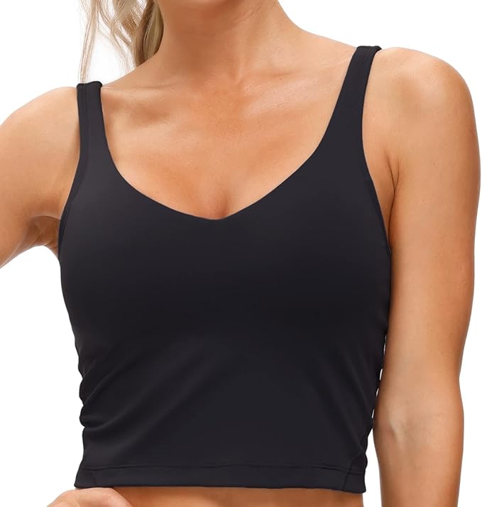 Butterluxe Built-in Shelf Bra, Padded - Racerback Athletic Spandex