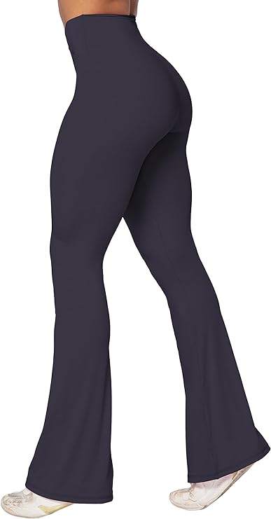 Lagobody VibeFit Flare Leggings – High-Waisted Crossover Yoga Pants