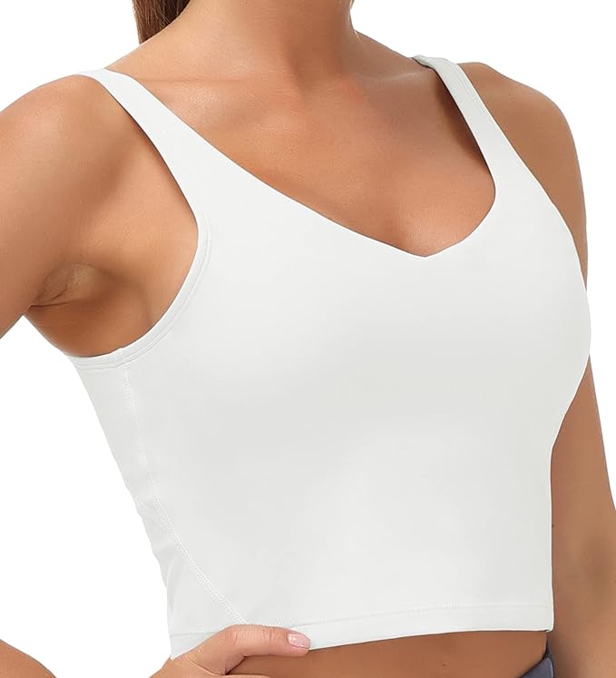 Butterluxe Built-in Shelf Bra, Padded - Racerback Athletic Spandex