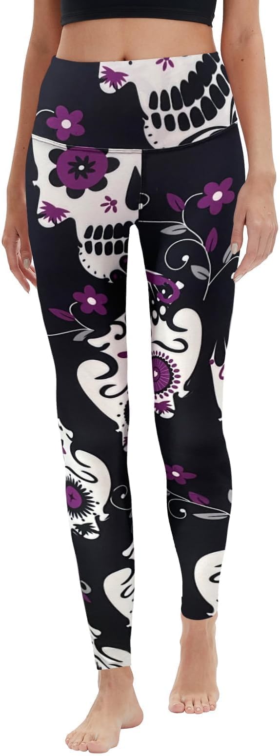 Lagobody LuxeFit High-Waisted Printed Leggings – Tummy Control & Opaque Design