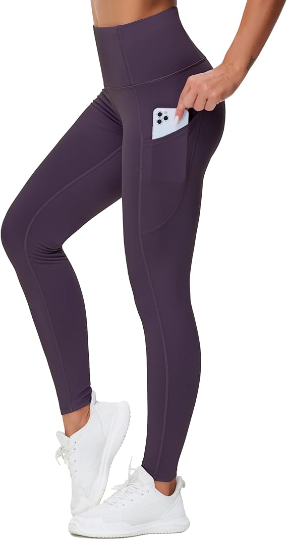 Lagobody UltraStretch High-Waist Tummy Control Leggings with Pockets