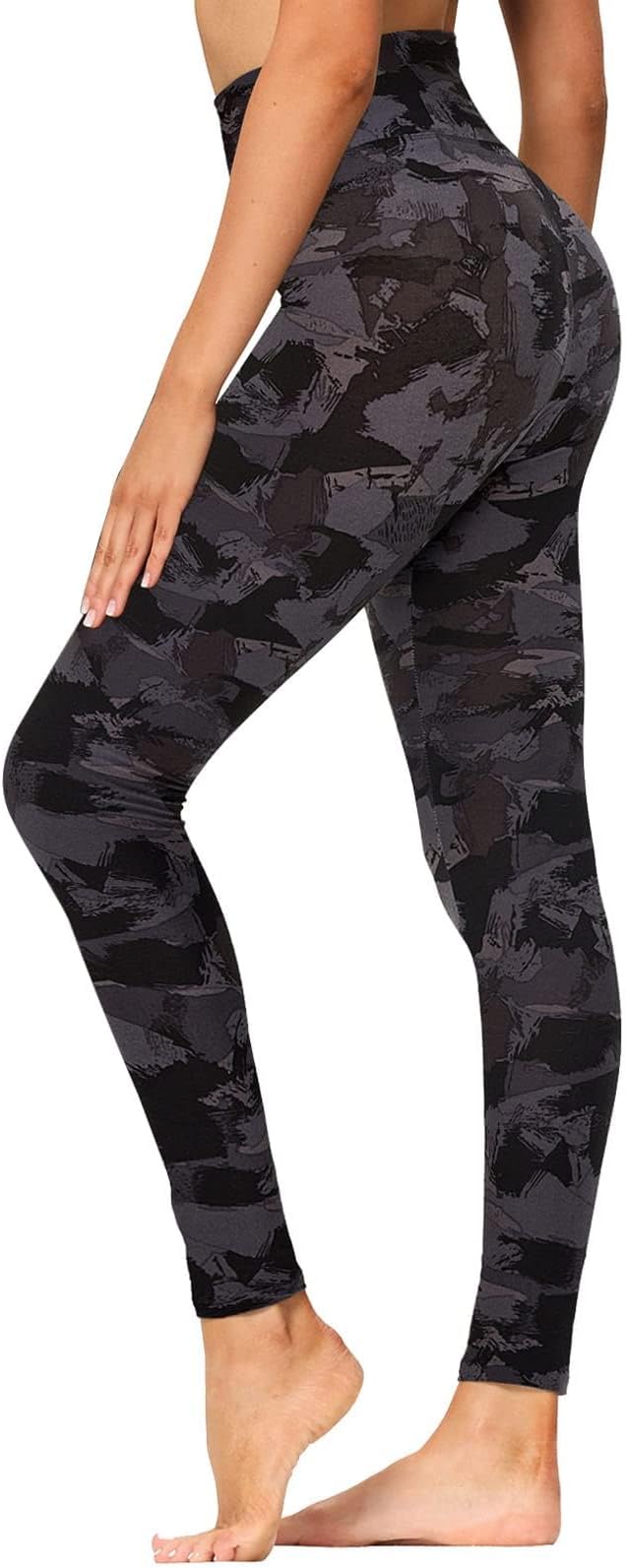 Lagobody LuxeFit High-Waisted Printed Leggings – Tummy Control & Opaque Design