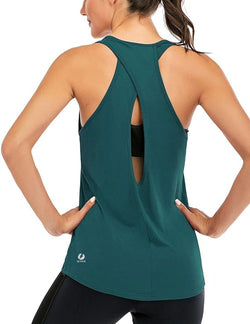 ICTIVE Women's Cross Backless Workout Tank Tops