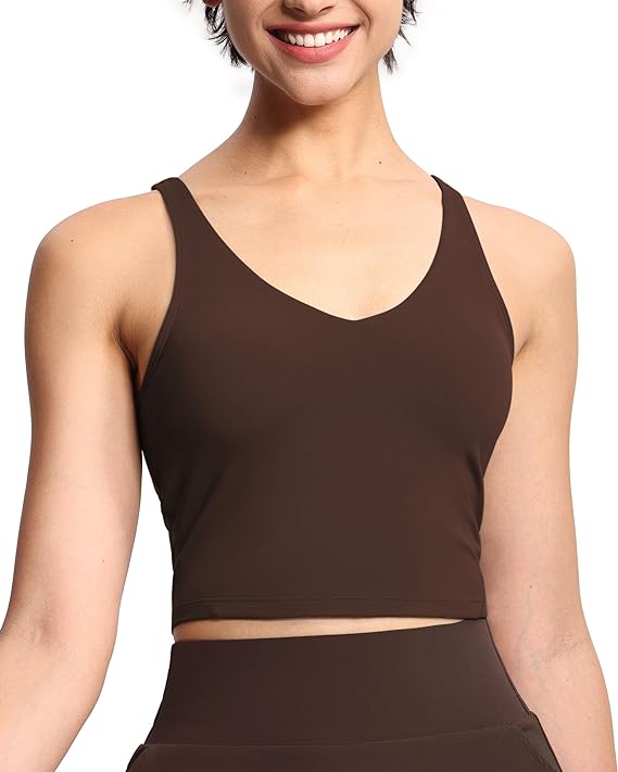 Butterluxe Built-in Shelf Bra, Padded - Racerback Athletic Spandex