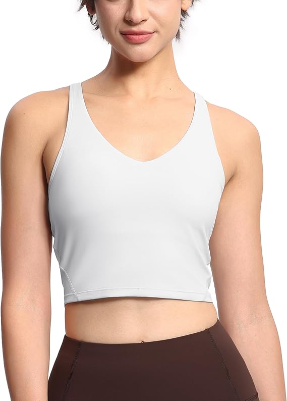 Butterluxe Built-in Shelf Bra, Padded - Racerback Athletic Spandex