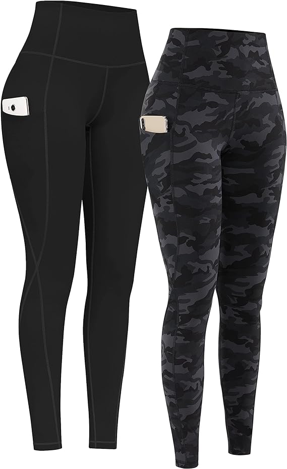 Lagobody UltraFlex High-Waist Yoga Leggings – 2 Pack