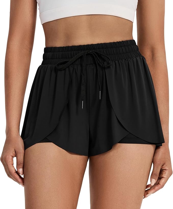 Lagobody Athletic Shorts for Women – 2-in-1 Skirt and Skort