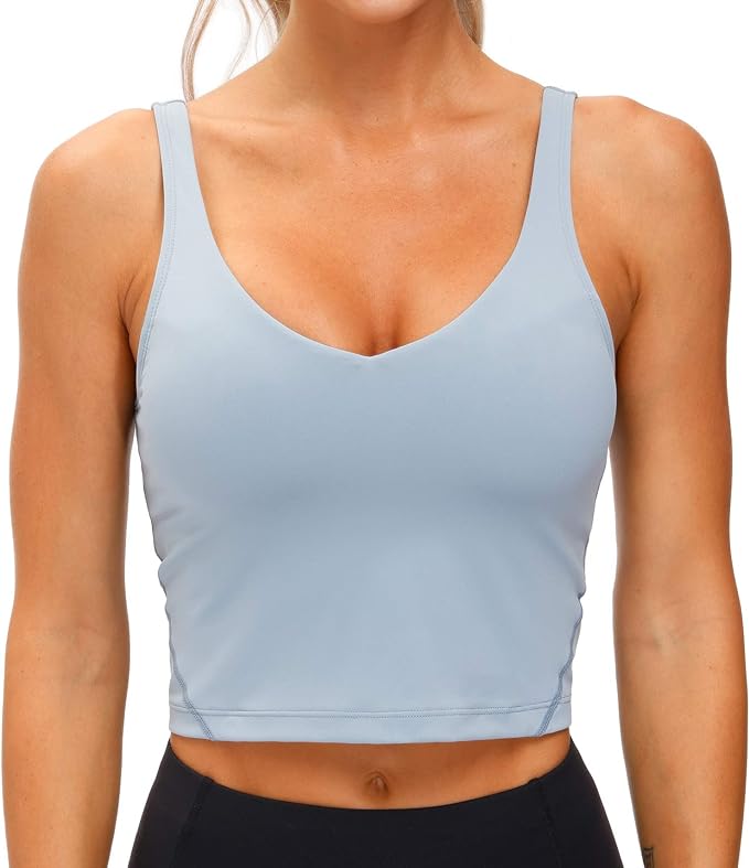 Butterluxe Built-in Shelf Bra, Padded - Racerback Athletic Spandex