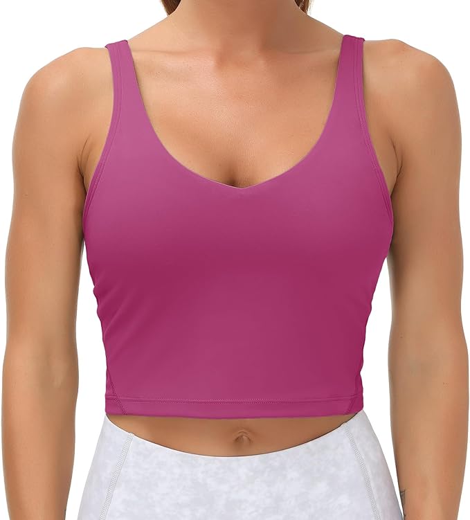 Butterluxe Built-in Shelf Bra, Padded - Racerback Athletic Spandex