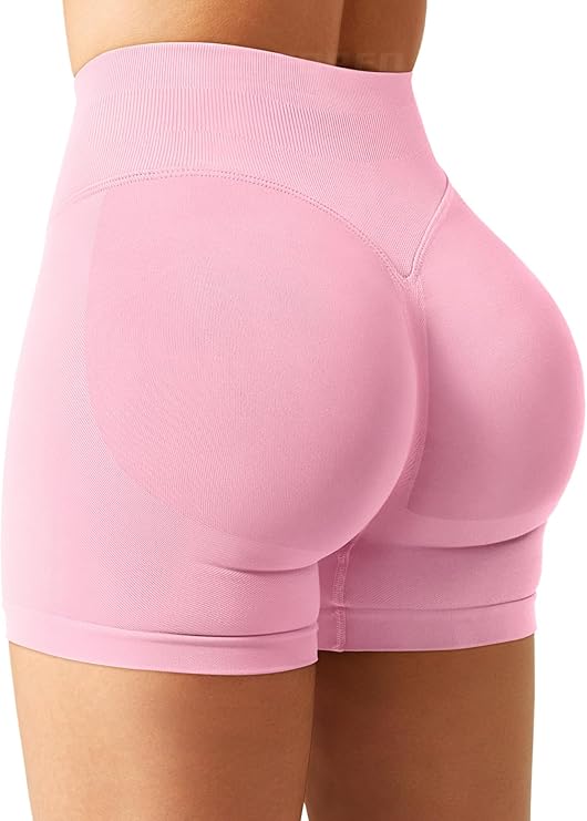 Seamless Gym Shorts - Hidden Scrunch Butt Lifting Design