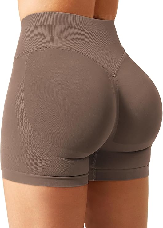 Seamless Gym Shorts - Hidden Scrunch Butt Lifting Design