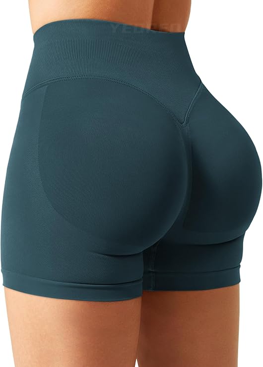 Seamless Gym Shorts - Hidden Scrunch Butt Lifting Design