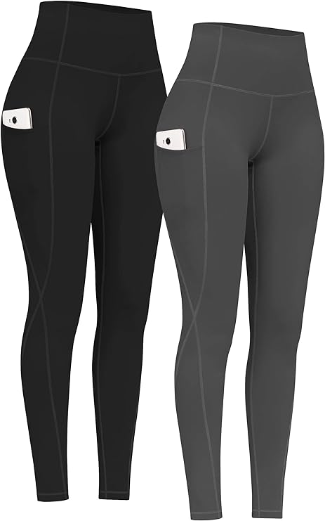 Lagobody UltraFlex High-Waist Yoga Leggings – 2 Pack