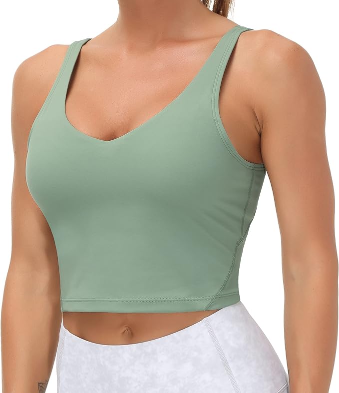 Butterluxe Built-in Shelf Bra, Padded - Racerback Athletic Spandex