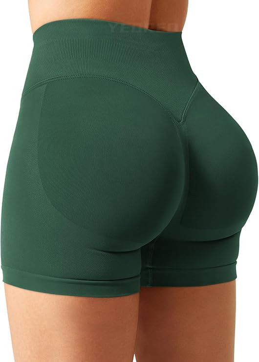 Seamless Gym Shorts - Hidden Scrunch Butt Lifting Design