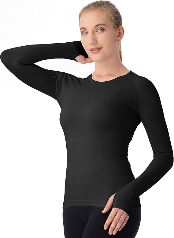 MathCat Seamless Workout Shirts for Women