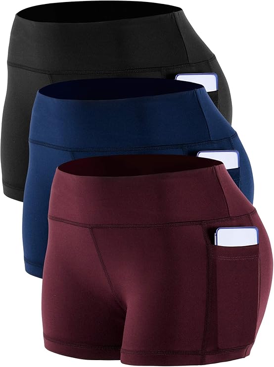 LAGO BODY Women's Workout Yoga Gym Shorts – Comfortable and Functional Activewear