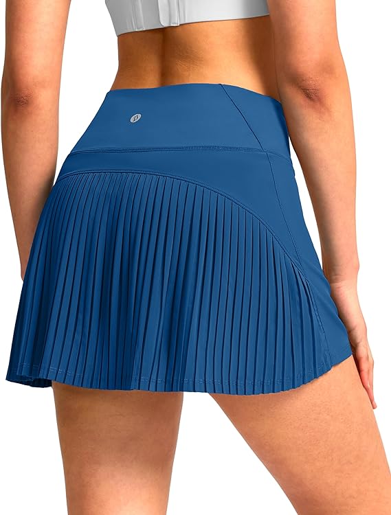 Women’s Pleated Tennis Skirt – High-Waisted Athletic Skort with Pockets