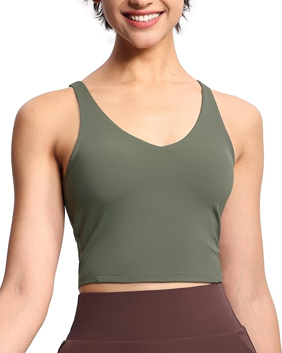 Butterluxe Built-in Shelf Bra, Padded - Racerback Athletic Spandex