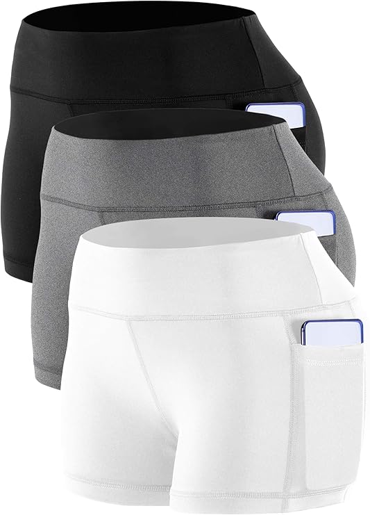 LAGO BODY Women's Workout Yoga Gym Shorts – Comfortable and Functional Activewear