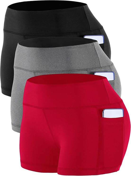 LAGO BODY Women's Workout Yoga Gym Shorts – Comfortable and Functional Activewear